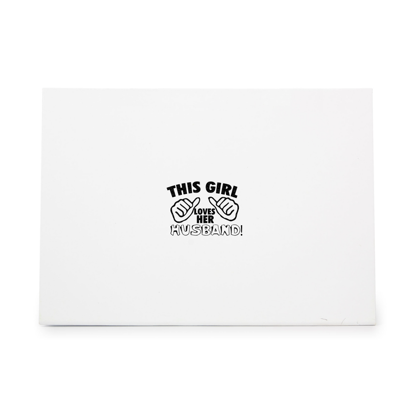 This Girl Loves Her Husband Rubber Stamp CCSTA-11114