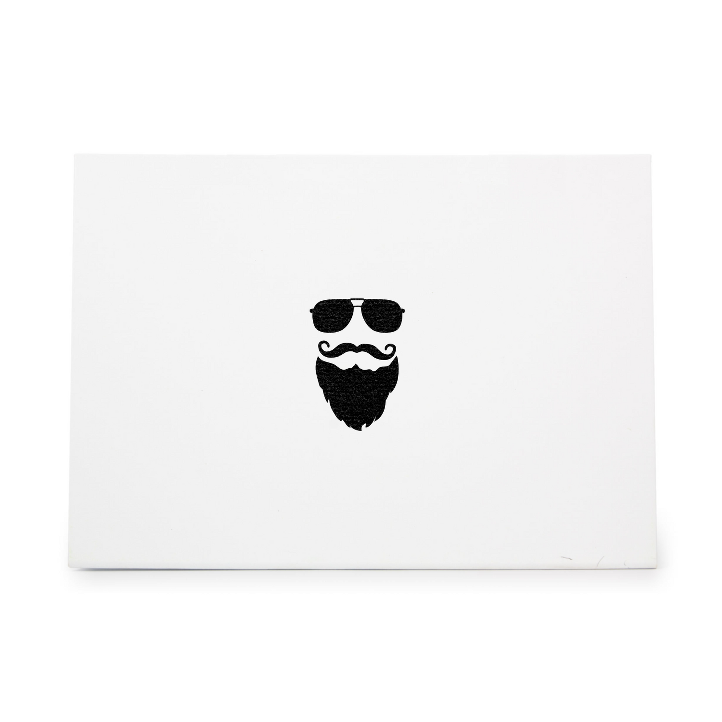 Man With A Beard And Mustache Rubber Stamp CCSTA-5882