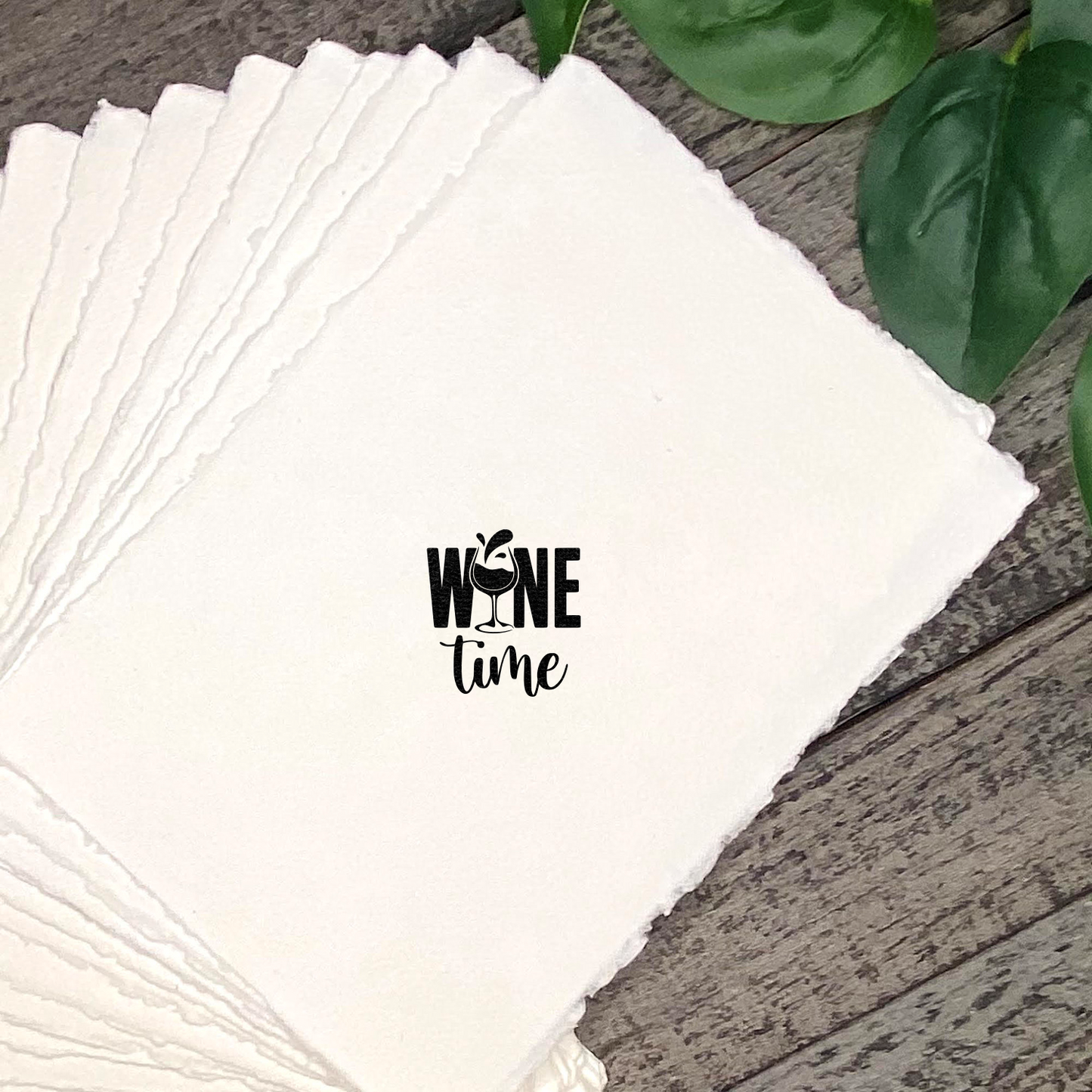 Wine Time Rubber Stamp CCSTA-2674